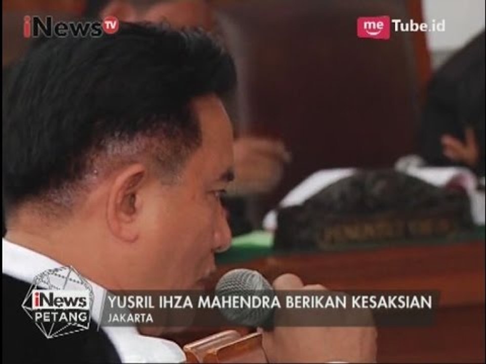 Yuzril Ihza Mahendra Berikan Kesaksian Dalam Sidang Kasus Penyebaran Kebencian - iNews Petang 15/05