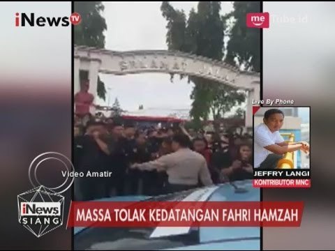 Warga di Manado Menolak Kedatangan Fahri Hamzah - iNews Siang 13/05