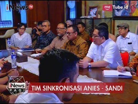 Tim Sinkronisasi Anies Sandi Mulai Tanda Tangani Pakta Integritas - iNews Pagi 16/05