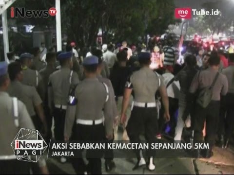 Sebabkan Kemacetan Panjang Depan PT Jakarta, Aksi Simpatisan Ahok Dibubarkan - iNews Pagi 17/05