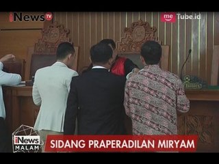 Sidang Praperadilan, Kuasa Hukum Miryam Hadirkan 2 Saksi Ahli - iNews Malam 17/05