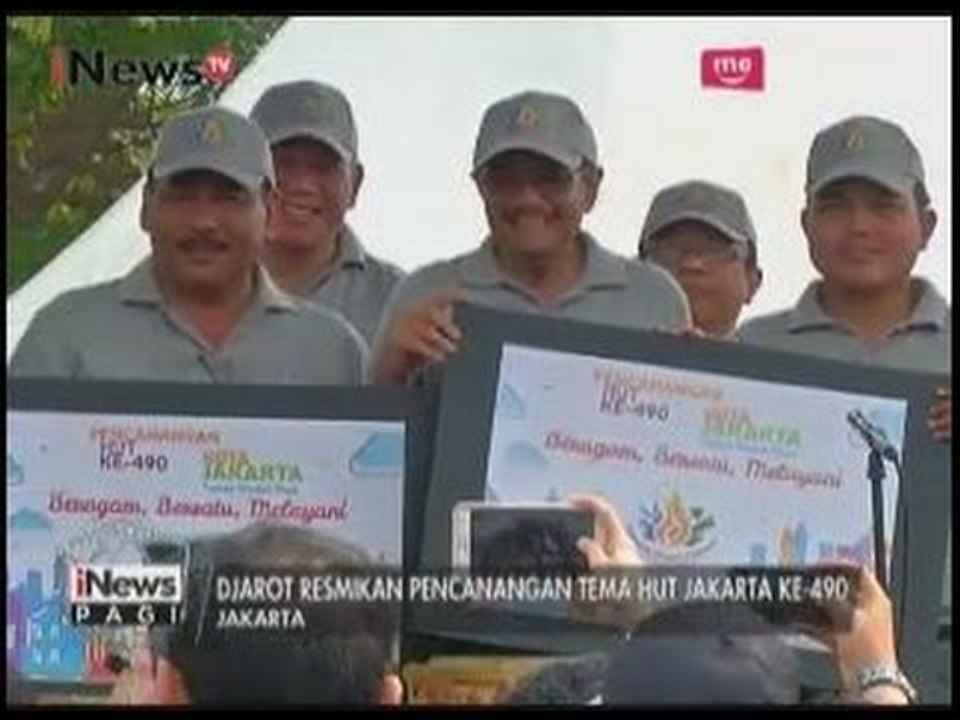 PLT Gubernur Jakarta Resmikan Pencanangan Tema HUT DKI Jakarta 490 - iNews Pagi 22/05
