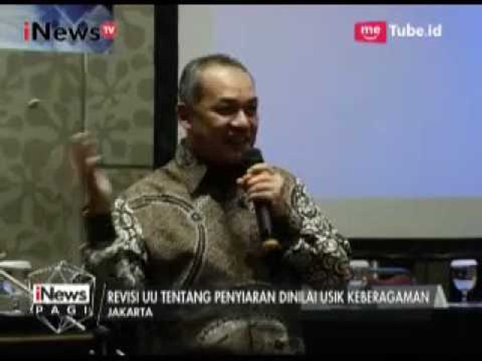 Revisi UU Penyiaran, Sejumlah Point Bertentangan dengan Prinsip Keberagamaan - iNews Pagi 22/05