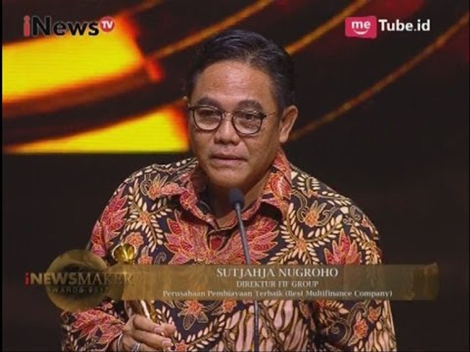 Penghargaan Kategori Perusahaan Pembiayaan Terbaik - iNews Maker 2017 22/05