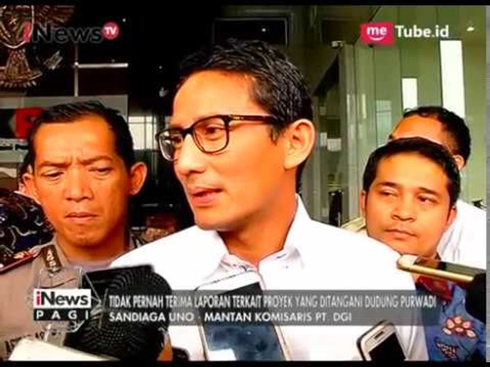 Sandiaga Uno Penuhi Panggilan KPK Terkait Kasus Proyek Pembangunan - iNews Pagi 24/05