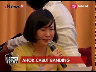 Veronica Tan Menangis Saat Bacakan Surat Ahok Untuk Cabut Banding - iNews Siang 23/05