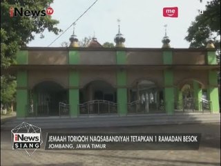 Jemaah Toriqoh Naqsabandiyah Kholidiyah Al-Aliyah Belum Berpuasa Pada Hari Ini - iNews Siang 27/05