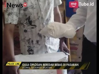 Petugas Amankan Puluhan Karung Gula Oplosan di Gowa, Sulawesi Selatan - Police Line 30/05