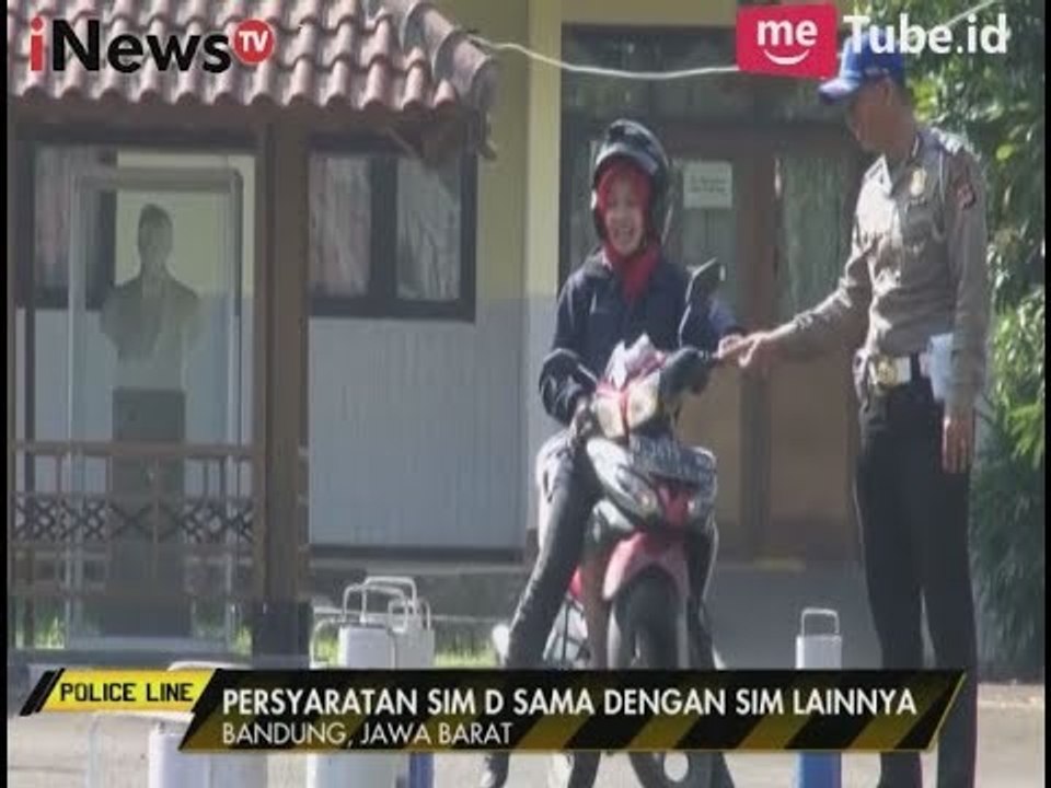 Ratusan Penyandang Disabilitas Ikuti Ujian SIM D - Police Line 30/05