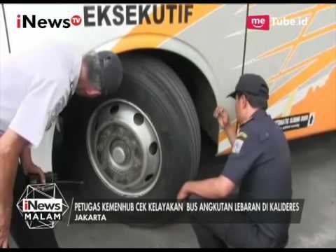 Jelang Lebaran, Kelayakan Bus Diperiksa Oleh Petugas - iNews Malam 03/06
