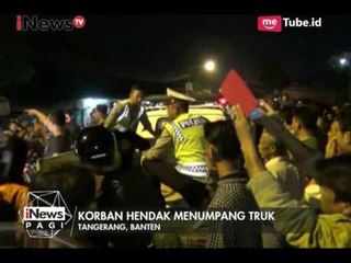 Seorang Bocah Terjatuh & Terlindas Truk yang Ditumpanginya Hingga Tewas - iNews Pagi 04/06