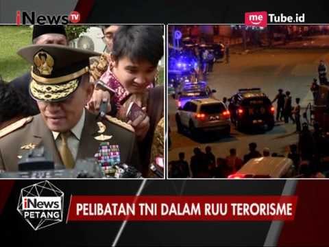 Panglima TNI Mendukung Pemerintah Terkait RUU Terorisme - iNews Petang 01/06