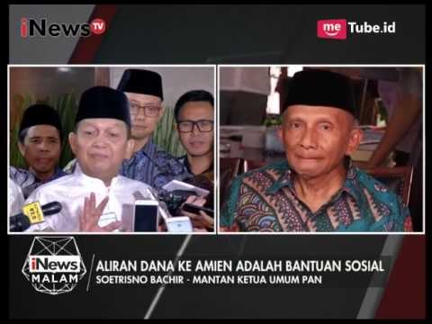 Soetrisno Bachir Akui Adanya Aliran Dana dari Soetrisno Foundation Ke Amien Rais - iNews Malam 03/06