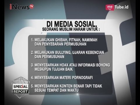 5 Point Penting Haram Media Sosial Dari Fatwa yang Dikeluarkan MUI - Special Report 06/06