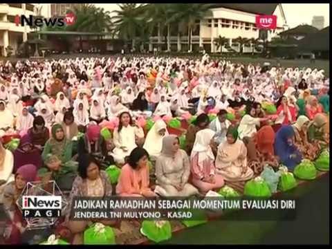 Mabes TNI AD Gelar Buka Bersama 1000 Anak Yatim Untuk Kebersamaan TNI & Warga - iNews Pagi 07/06
