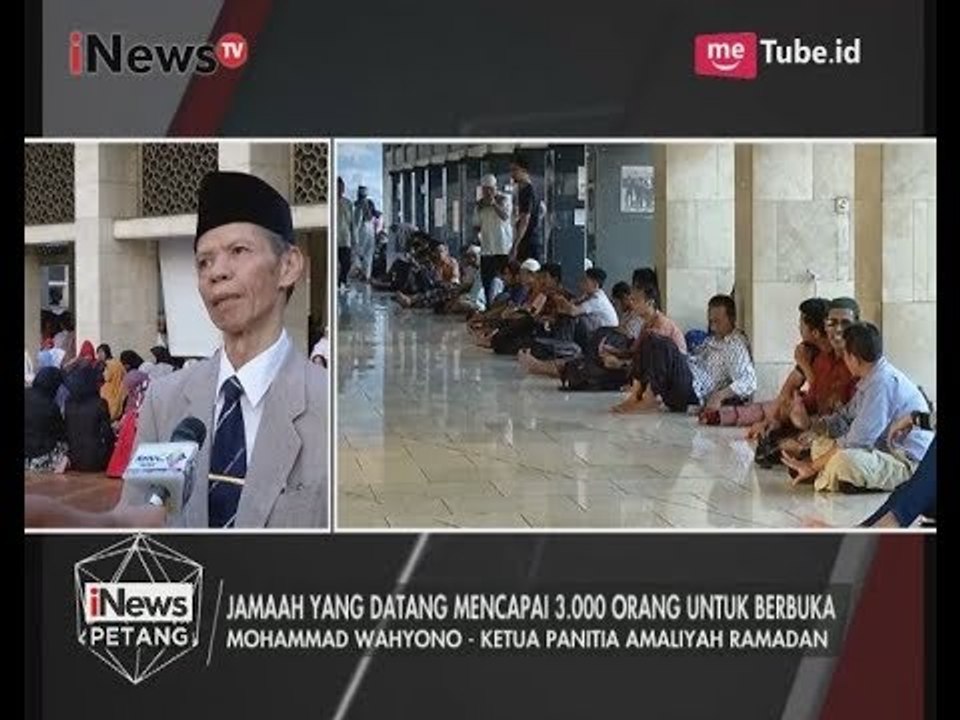 Laporan Langsung dari Masjid Istiqlal dengan 3000 Takjil - iNews Petang 06/06