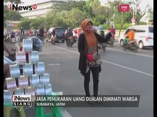 Warga Surabaya Lebih Minati Penukaran Uang Dipinggir Jalan - iNews Siang 07/06