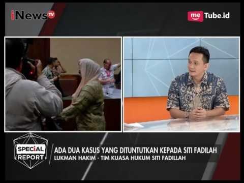 Pledoi yang Disampaikan Siti Fadilah Adalah Jawaban Tuntutan JPU - Special Report 08/06