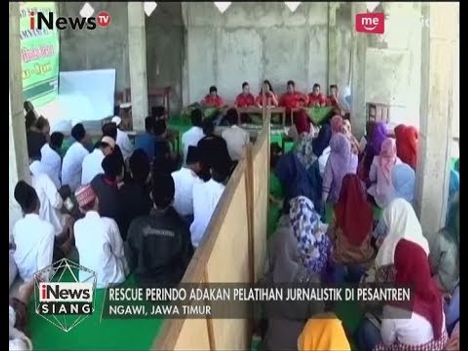 Perayaan Hut, Rescue Perindo Berikan Pelatihan Jurnalistik Dipesantren - iNews Siang 05/06