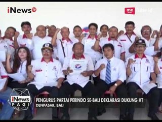 Tolak Kriminalisasi, Perindo Bali Deklarasikan Dukung HT - iNews Pagi 30/06