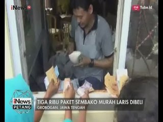 Seorang Bocah Terpisah dari Orang Tuanya Saat Berebut Sembako Murah di Grobogan - iNews Petang 09/06