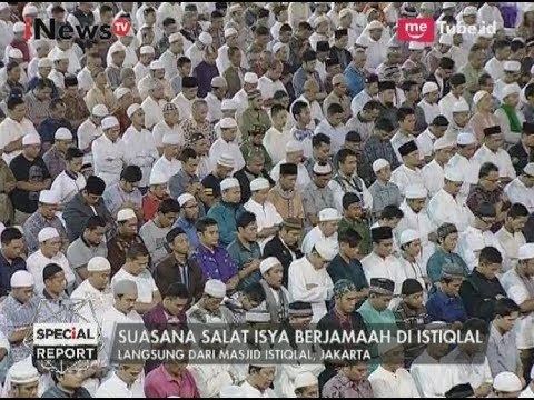 Suasana Langsung Shalat Isya di Masjid Istiqlal - Special Report 09/06