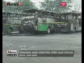 Puluhan Kernet & Sopir Bus Mayasari Menganggur Pasca Terjadinya Kebakaran - iNews Siang 13/06