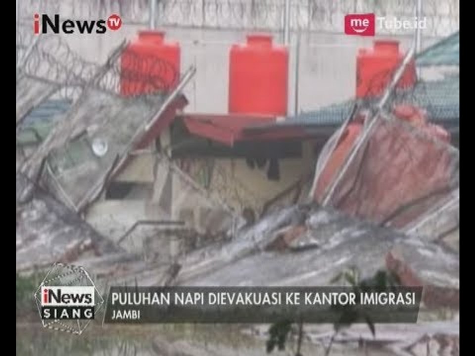Aparat Gabungan TNI Polri Jaga Ketat Lapas Jambi Usai Tembok Jebol - iNews Siang 14/06