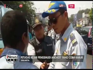 Dishub Kesal Sejumlah Angkot Kabur Saat akan Ditertibkan - iNews Pagi 13/06