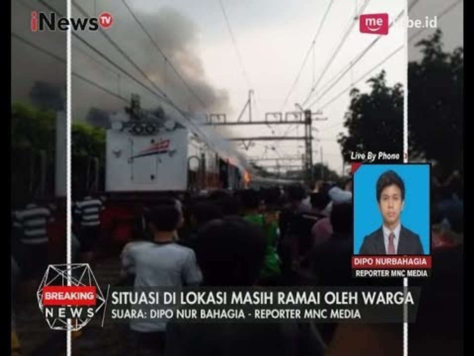 Evakuasi Tabrakan Kereta Vs Mobil Diperlintasan Pasar Gaplok, Jakpus - iNews Breaking News 13/06