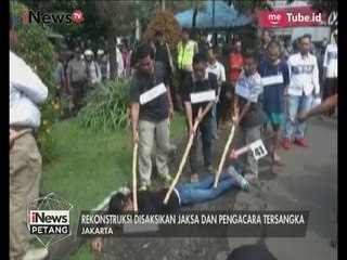 Rekrontruksi Penganiayaan & Pembunuhan Oleh Genk Motor di Jatiwaringin - iNews Petang 14/06