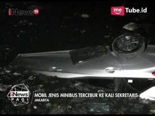 Pengemudi Mobil Meninggal, Akibat Mobil Tercebur ke Kali Setelah Hilang Kendali - iNews Pagi 15/06