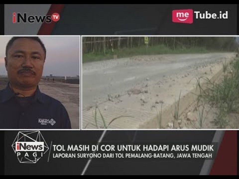 Kondisi Terkini Tol Pemalang - Batang untuk Hadapi Arus Mudik - iNews Pagi 15/06