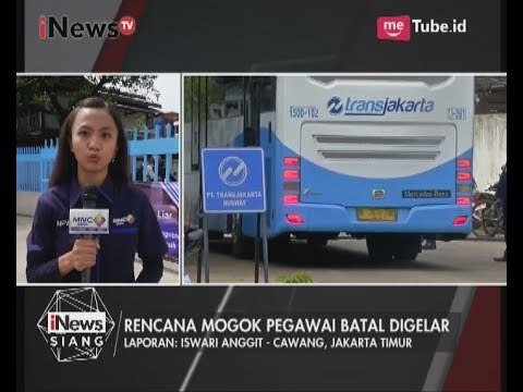 Laporan Langsung dari Karyawan Transjakarta yang Batal Berdemo - iNews Siang 14/06