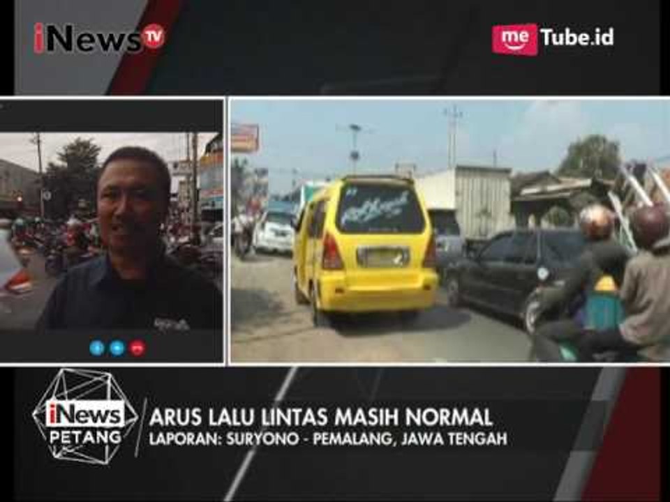 Kondisi Terkini Arus Lalu Lintas di Jalur Pantura Pemalang - iNews Petang 17/06