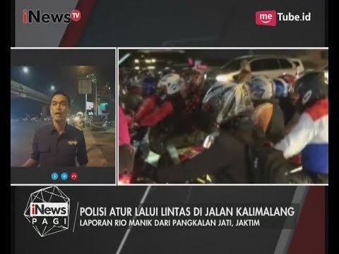 Pemudik Sepeda Motor Mulai Penuhi Jalur Kalimalang Hingga Bekasi - iNews Pagi 21/06