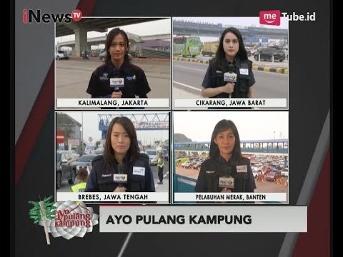 Laporan Terkini Jalur Mudik Kalimalang, Tol Cikarang, Tol Brexit & Merak, Banten - iNews Pagi 22/06