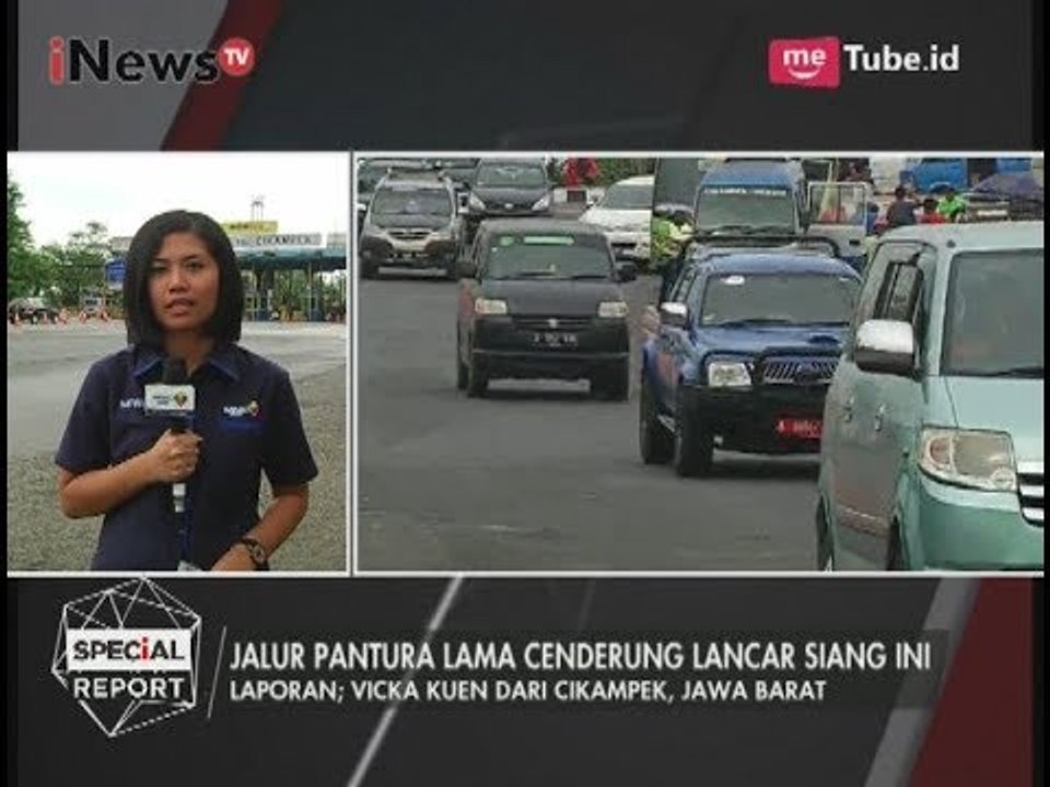 Arus Lalu Lintas di Pintu Tol di Cikampek Lama Cenderung Lancar - Special Report 23/06