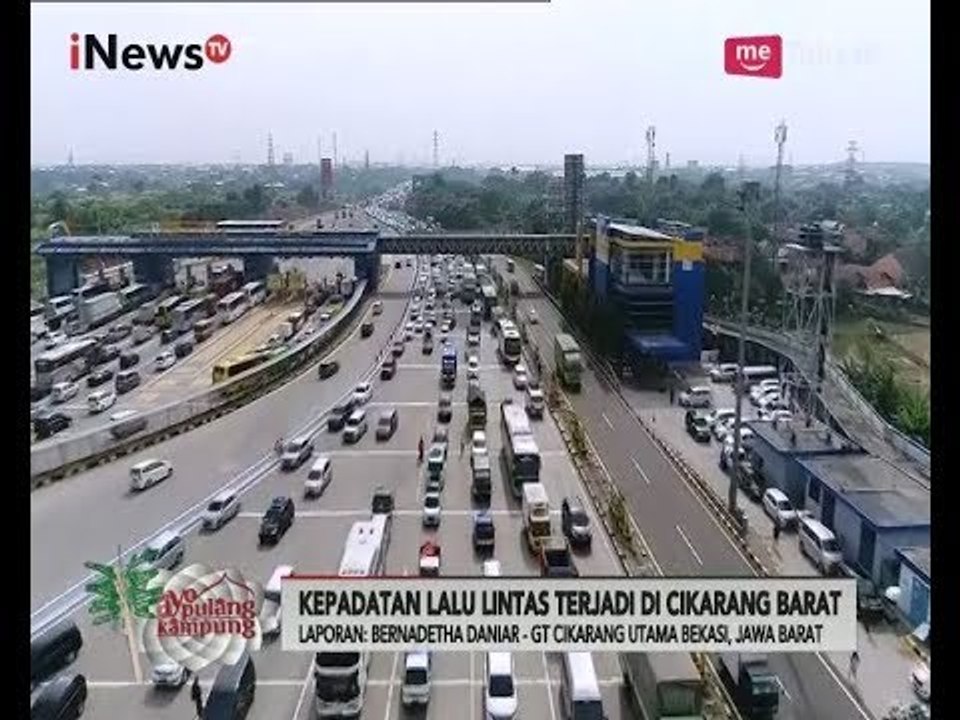 Laporan Terkini Arus Mudik Tol Cikarang Utama & Tol Cikampek - iNews Petang 21/06