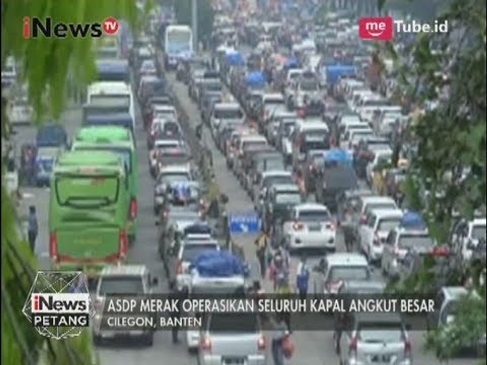 Antrean Masuk Pelabuhan Merak Mencapai 7 Jam - iNews Petang 23/06
