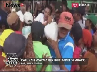 Takut Kehabisan Paket Sembako, Warga Pati Jateng Ricuh Saling Dorong - iNews Malam 24/06