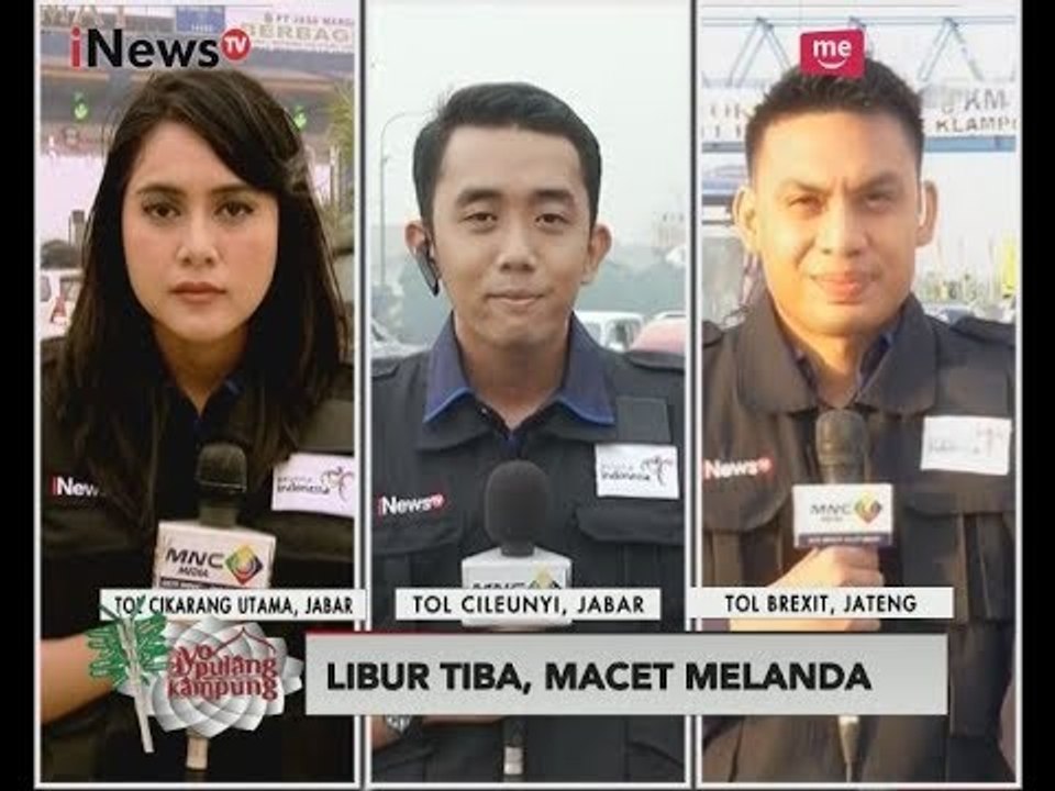 Pantauan Terkini Jalur Mudik Tol Cikarang Utama, Tol Cileunyi & Tol Brexit - iNews Pagi 23/06