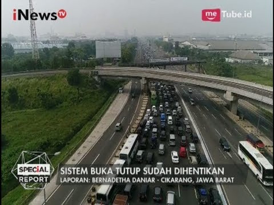 Gerbang Tol Cikarang Utama Masih Padat - Special Report 23/06