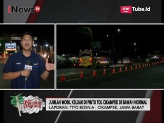 Pantauan Arus Mudik Jelang H -1 Lebaran di Gerbang Tol Cikampek - iNews Malam 24/06