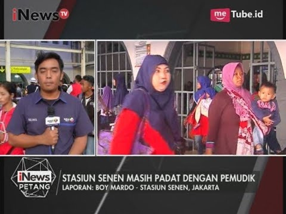 Kondisi Terkini dari Stasiun Senen yang Dipadati Antrean Penumpang - iNews Petang 27/06