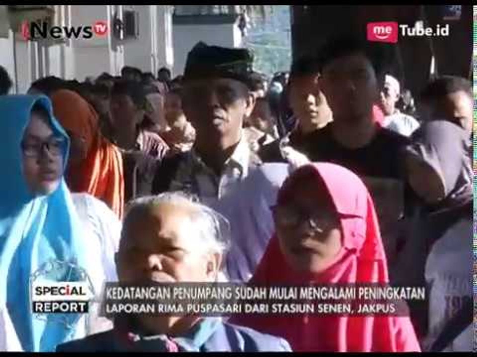 Kedatangan Penumpang Arus Balik Sudah Mulai Terlihat di Stasiun Pasar Senen - Special Report 28/06