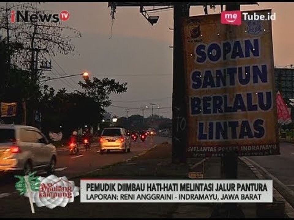 Lalu Lintas di Indramayu Masih Terlihat Lengang Pada Arus Balik Mudik - Ayo Pulang Kampung 30/06