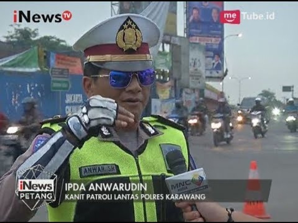 SItuasi Terkini Arus Lalu Lintas di Kawasan Cikampek - iNews Petang 30/06