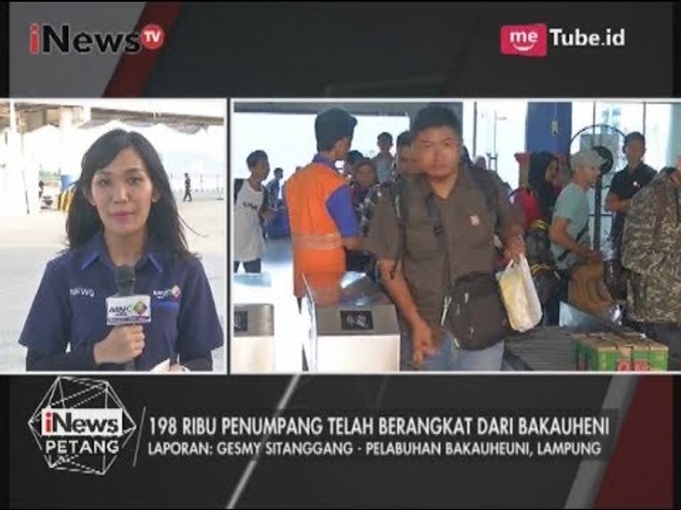 Lonjakan Penumpang di Pelabuhan Bakauheni Mulai Terlihat - iNews Petang 29/06