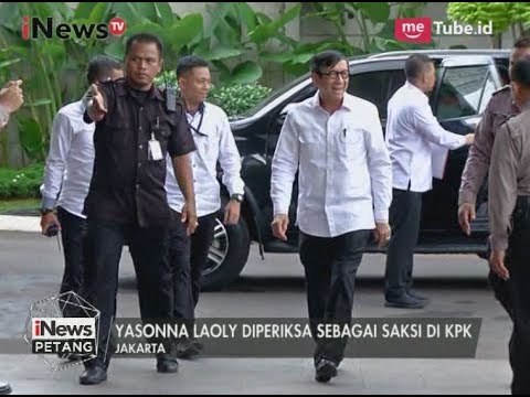 Menkumham Penuhi Panggilan KPK Untuk Diperiksa Sebagai Saksi Kasus E-KTP - iNews Petang 03/07